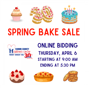 Spring Bake Sale